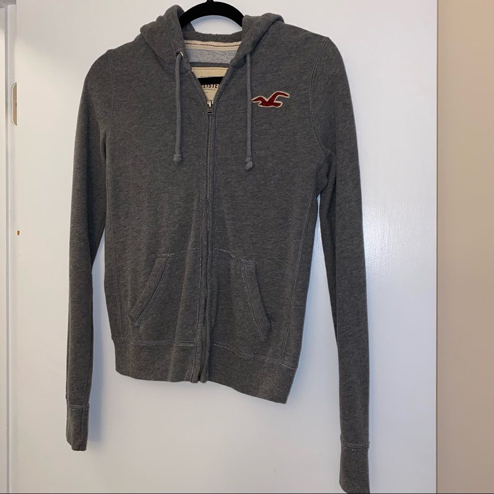 Hollister Full Zip Sweatshirt - Size Large